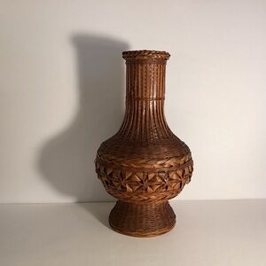 Mid century modern woven vase